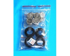 Wheels + tires ( gravel ) / 4 pcs - O.Z.Racing / Focus WRC 05